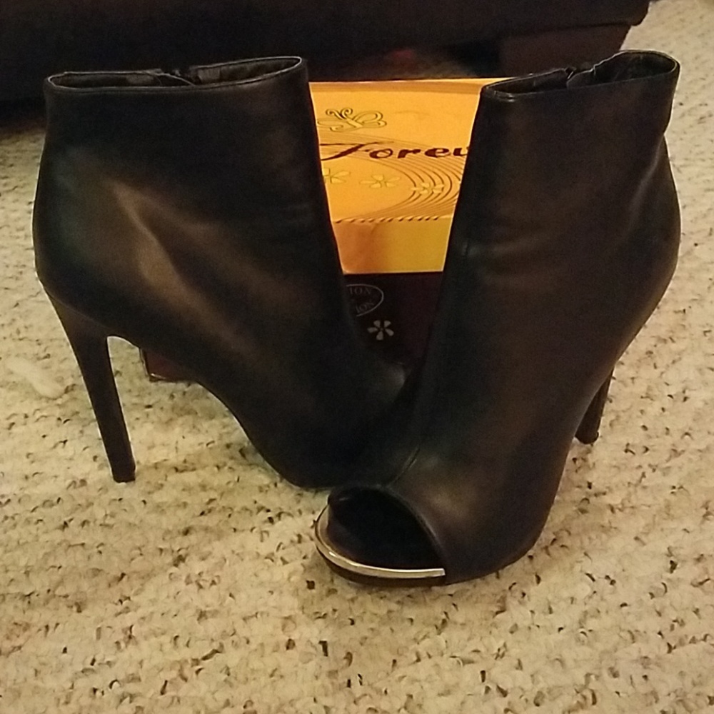 Black Heeled Booties